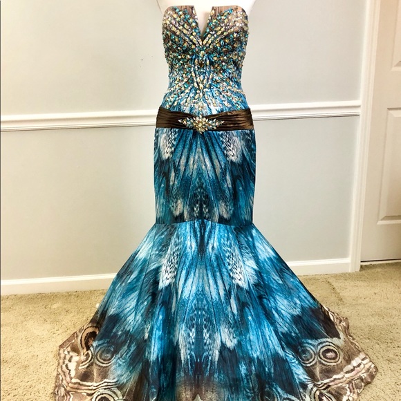 Jovani Dresses & Skirts - NWOT JOVANI MERMAID LONG PROM PAGEANT DRESS SZ 8